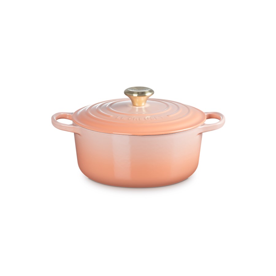 additioanl image for  Le Creuset Round Casserole Peche 24 cm 