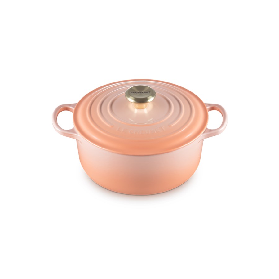 additioanl image for  Le Creuset Round Casserole Peche 24 cm 