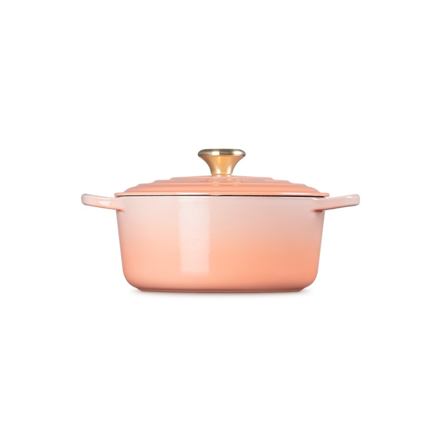 additioanl image for  Le Creuset Round Casserole Peche 24 cm 