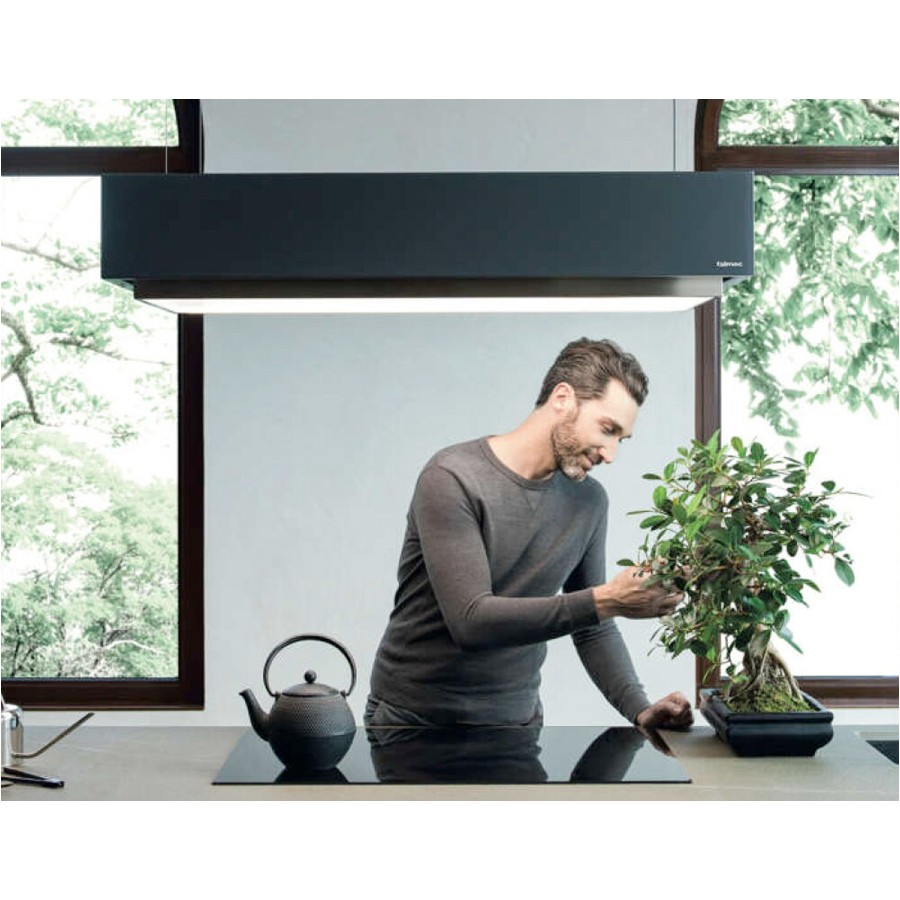 additioanl image for  Falmec Levante Island 120 cm Light Grey 