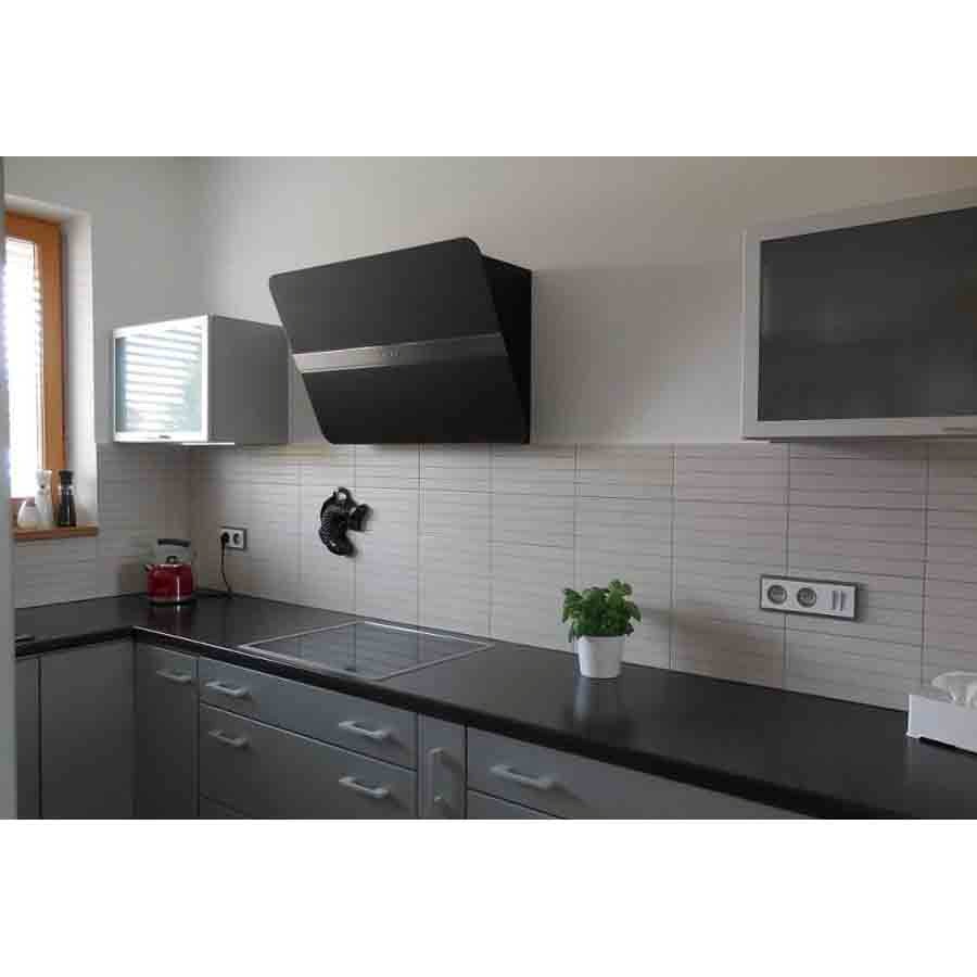additioanl image for  Falmec Hood Flipper Black Satin Glass 