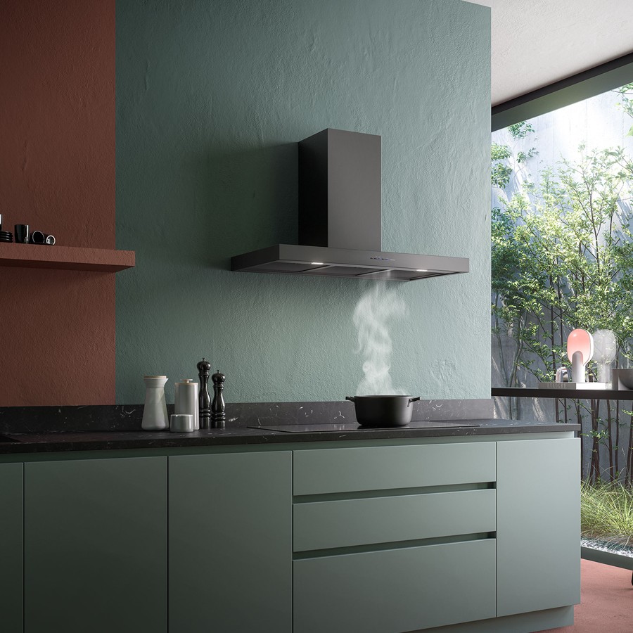 additioanl image for  Falmec Hood Mercurio Evo Black 90 cm 