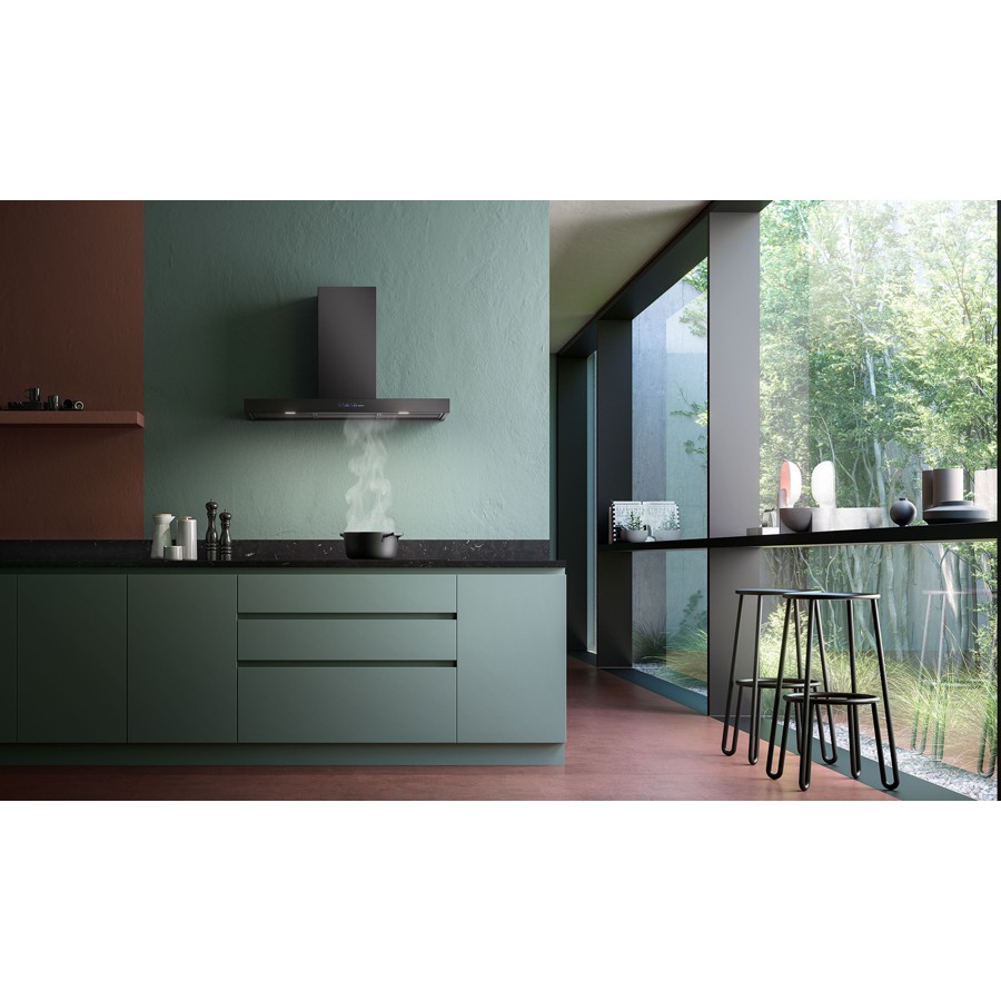 additioanl image for  Falmec Hood Mercurio Evo Black 90 cm 