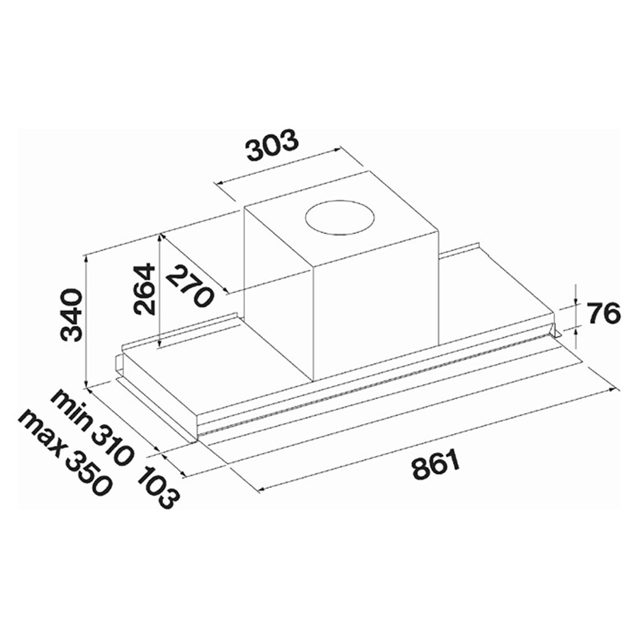 additioanl image for  Falmec Hood Virgola Touch S/Steel 90 cm 