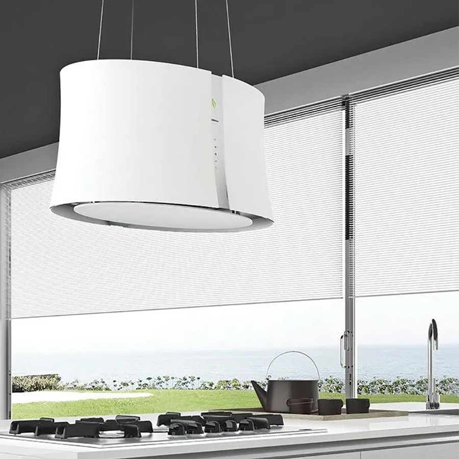 additioanl image for  Falmec Hood Zephiro White Glass 67 cm 