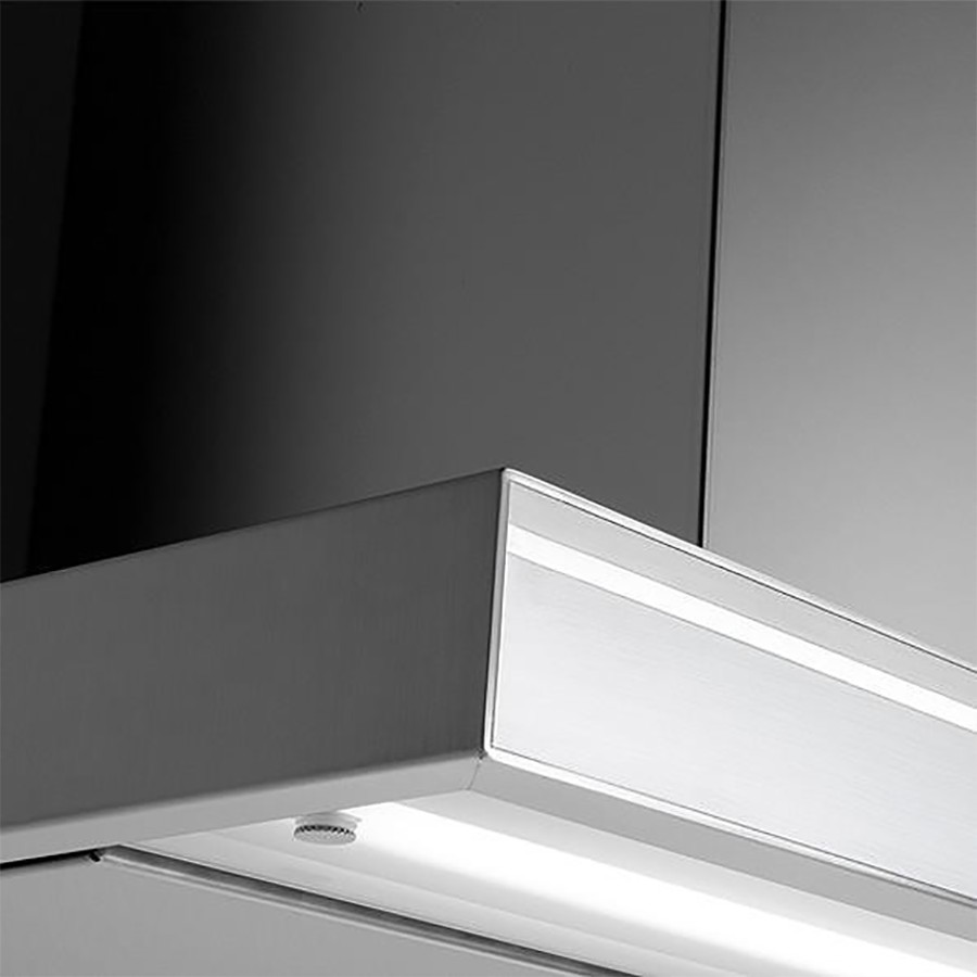 additioanl image for  Falmec Hood Lumina Evo Glass Inox 90 cm 