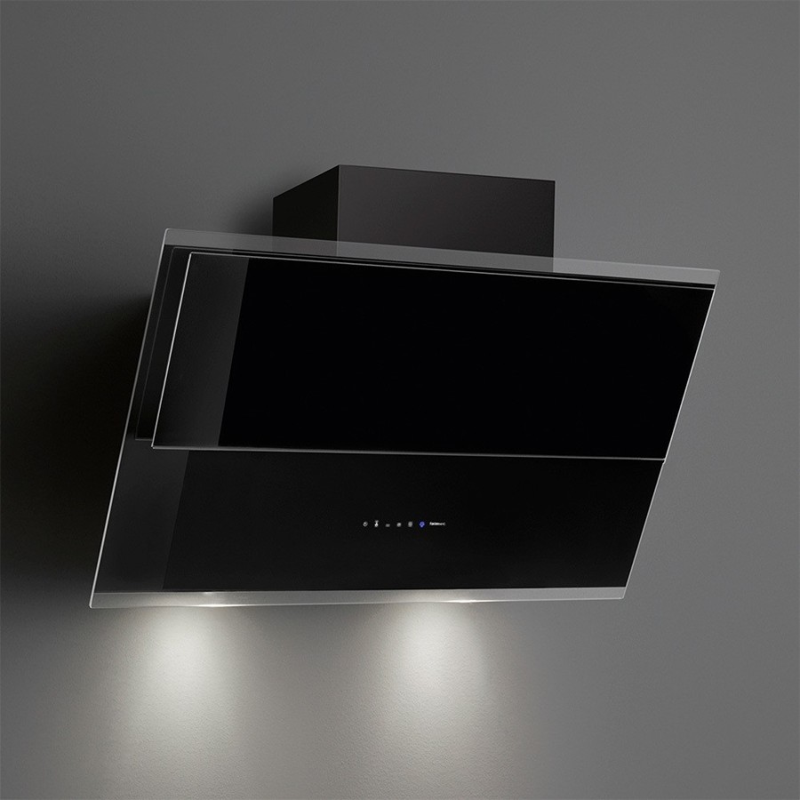additioanl image for  Falmec Hood Verso Black Glass 85 cm 