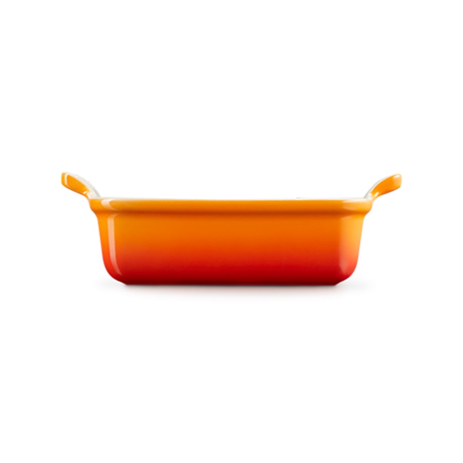 additioanl image for  Le Creuset Gratin Rect. Dish Flame 19 cm 
