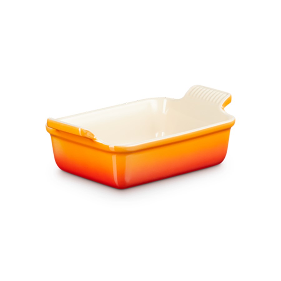 additioanl image for  Le Creuset Gratin Rect. Dish Flame 19 cm 