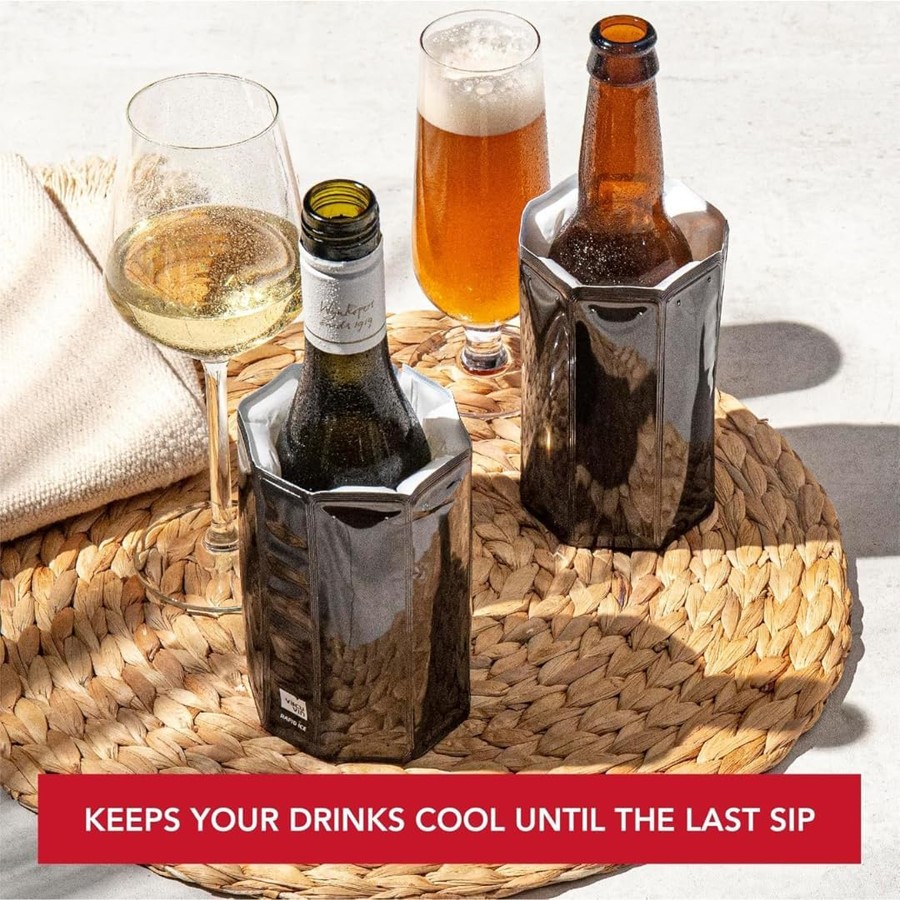 additioanl image for  Vacuvin Beer Cooler Sleeve Black