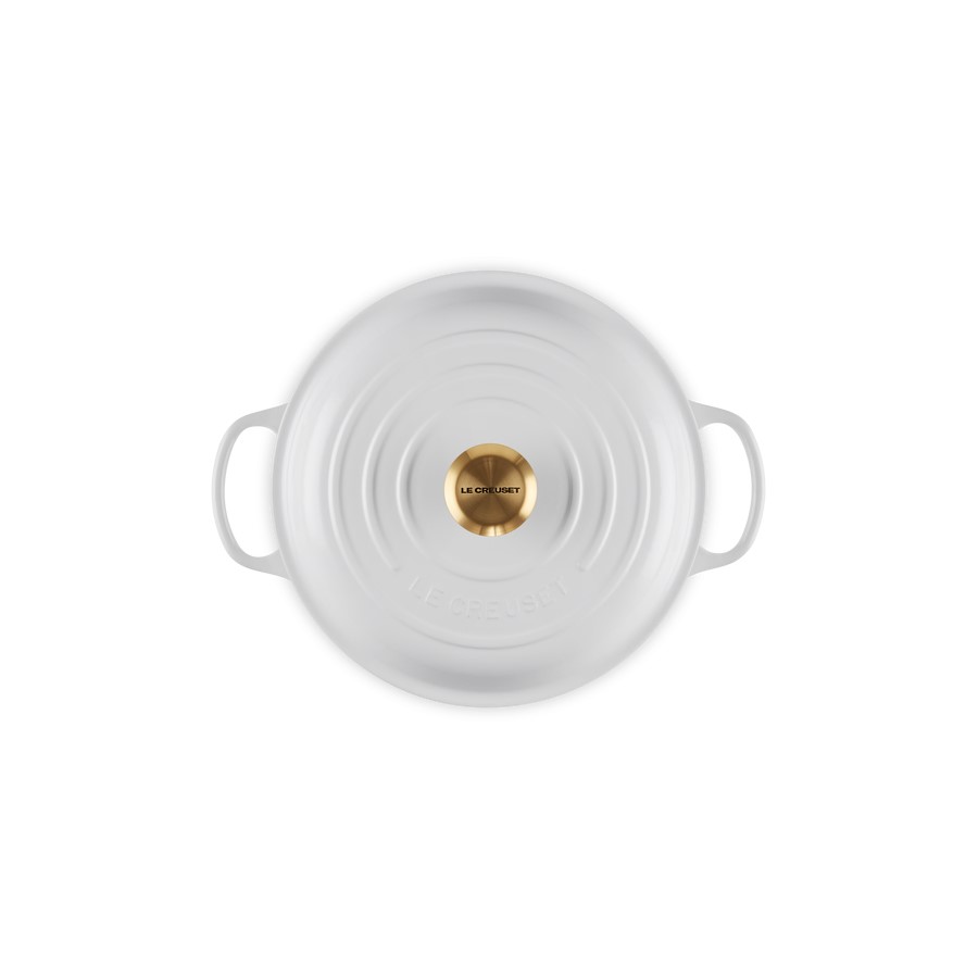 additioanl image for  Le Creuset Shallow Casserole White 26 cm 
