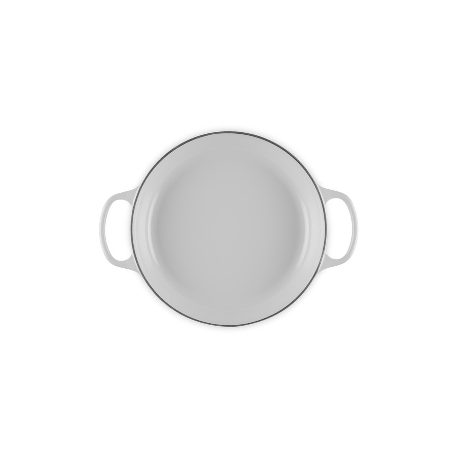 additioanl image for  Le Creuset Shallow Casserole White 26 cm 