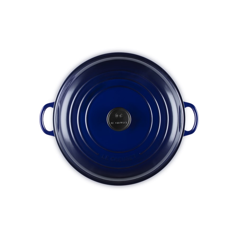 additioanl image for  Le Creuset Shallow Braiser Indigo 30 cm 