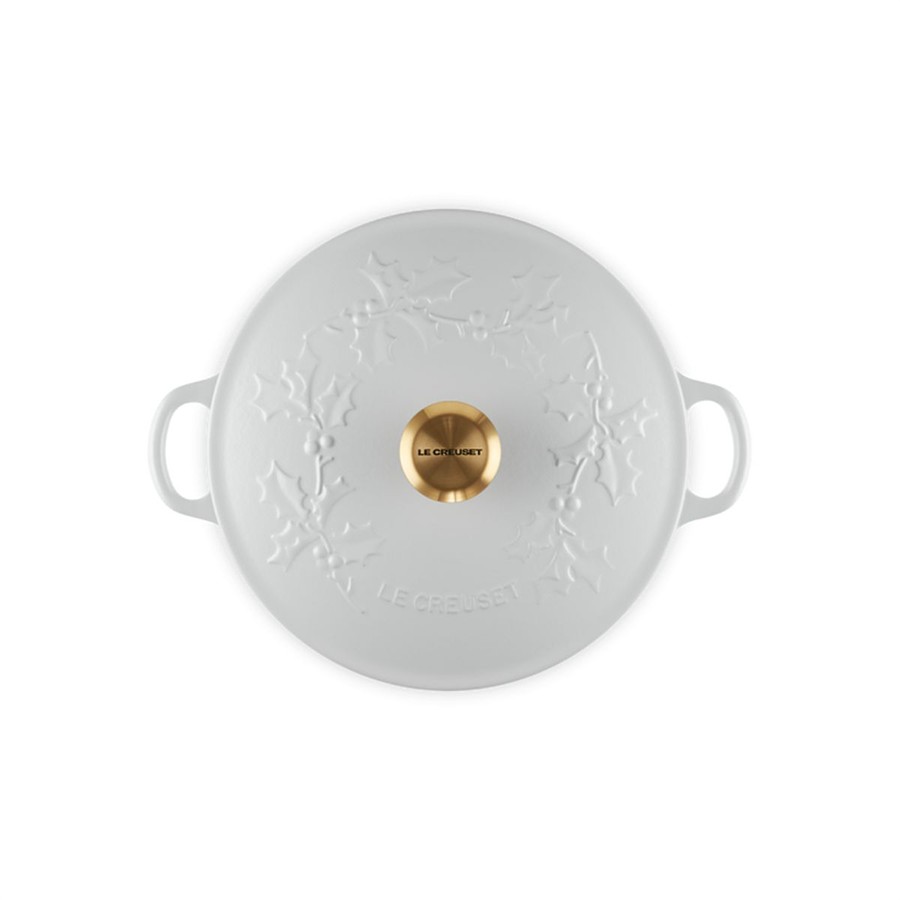 additioanl image for  Le Creseut Holly Soup Pot White 26cm 