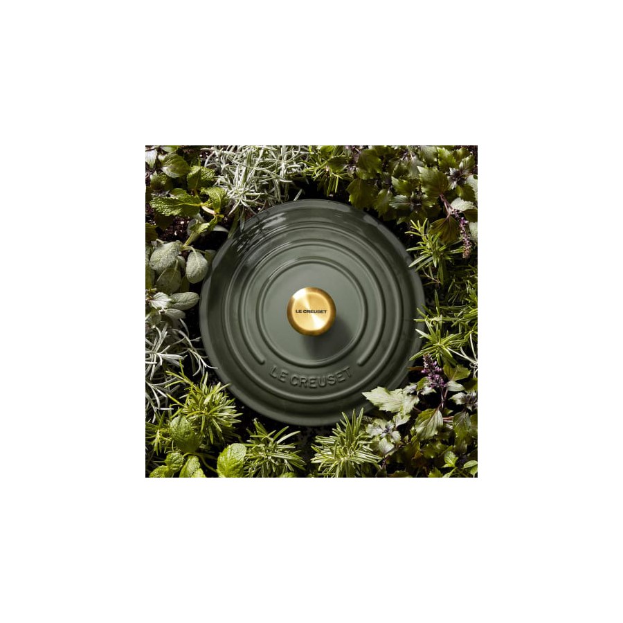 additioanl image for  Le Creuset Round Casserole Thyme 24 cm 