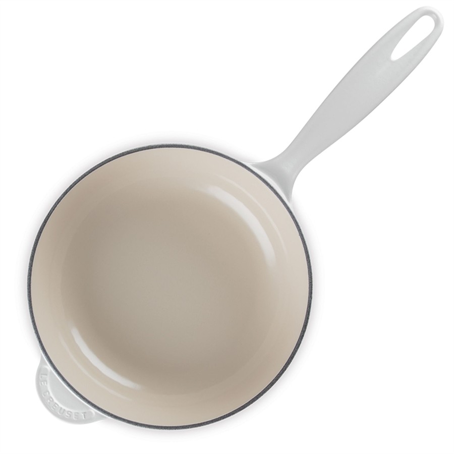 additioanl image for  Le Creuset Holly Saucier Pan White 21cm 