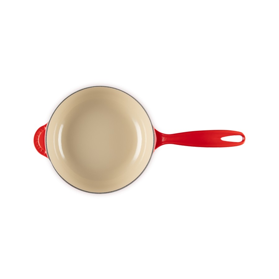 additioanl image for  Le Creuset Holly Saucier Pan Cerise 21cm 
