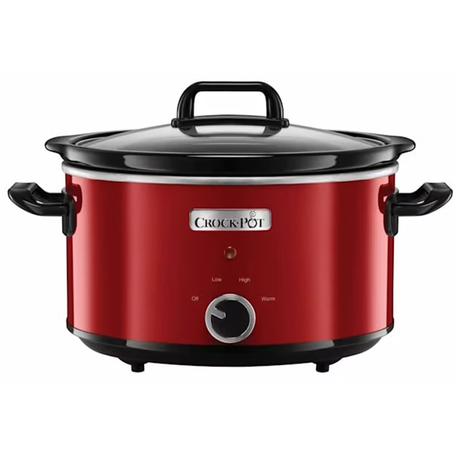 product image Crockpot Slow Cooker 3.5L Red (13A LRG) H 23.5cm x W 36.0cm x D 25.0cm
