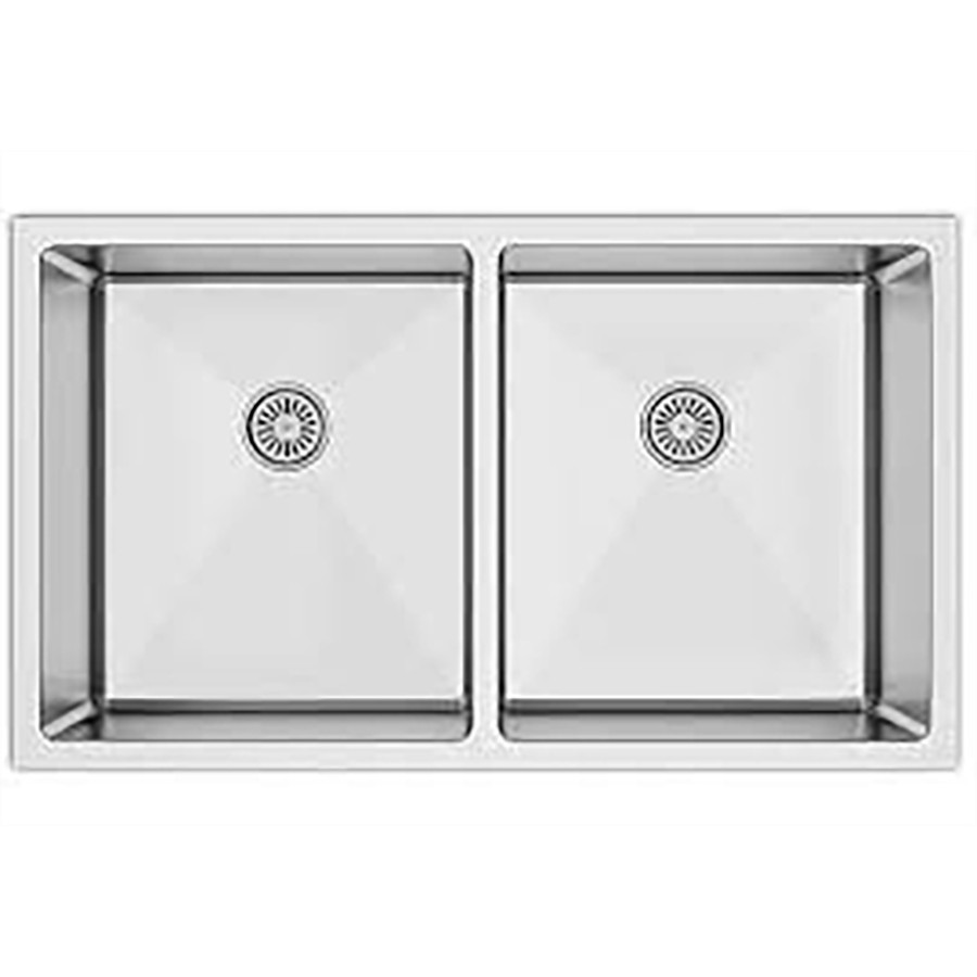 product image Asil 2 Bowl Sink 81 x 45.1 cms NO Drain Handmade