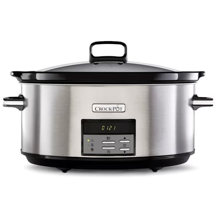 product image Crockpot Slow Cooker 7.5L Silver 13 A Large