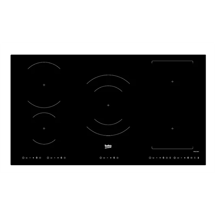 product image Beko Hob Induction Black Glass 90 cm 1 Flexi + 2 Zones + 1 Large Double Zone Seperate Controls