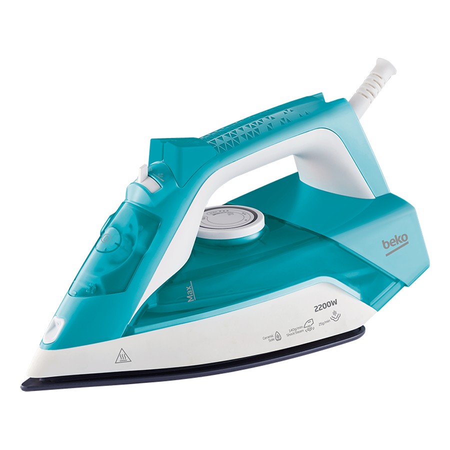 product image Beko Iron Steam Ceramic Sole 2200 W Turqoise