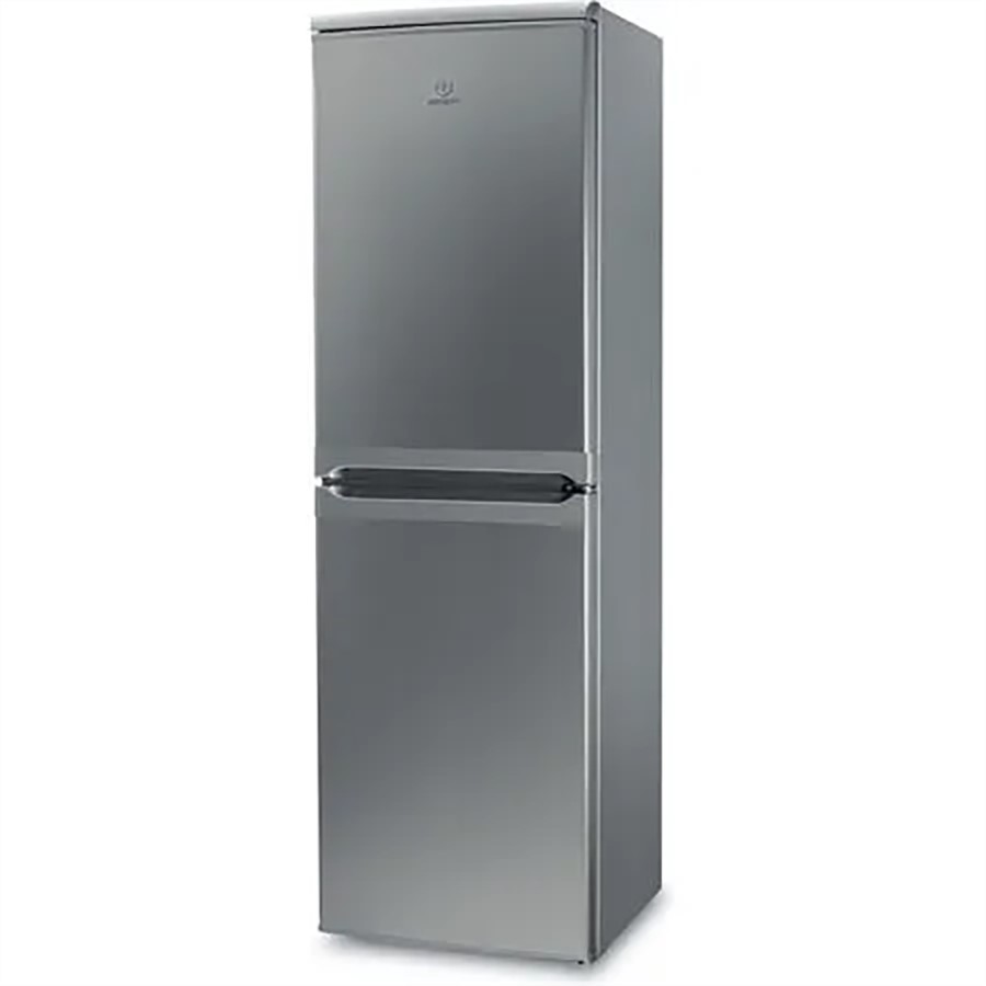 Indesit Fridge Freezer Silver 174 x 55cm Image