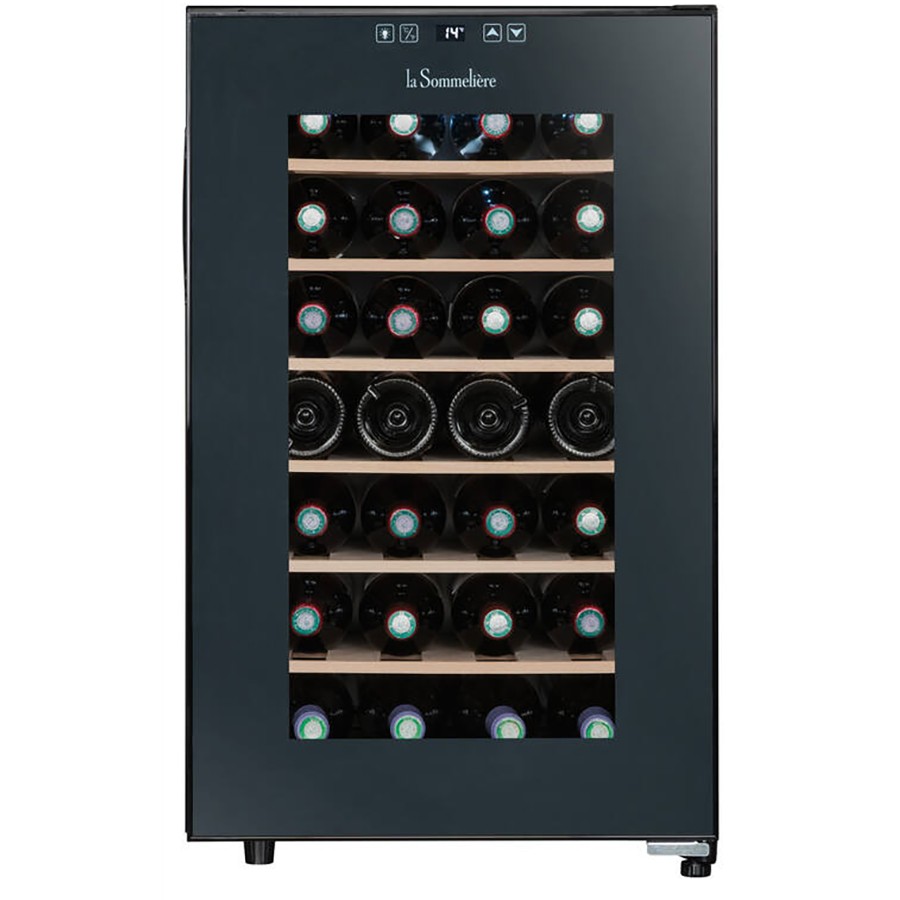 product image Sommeliere Wine Cooler 28 Bottles Black H 73.5cm x W 45cm x D 52.8cm