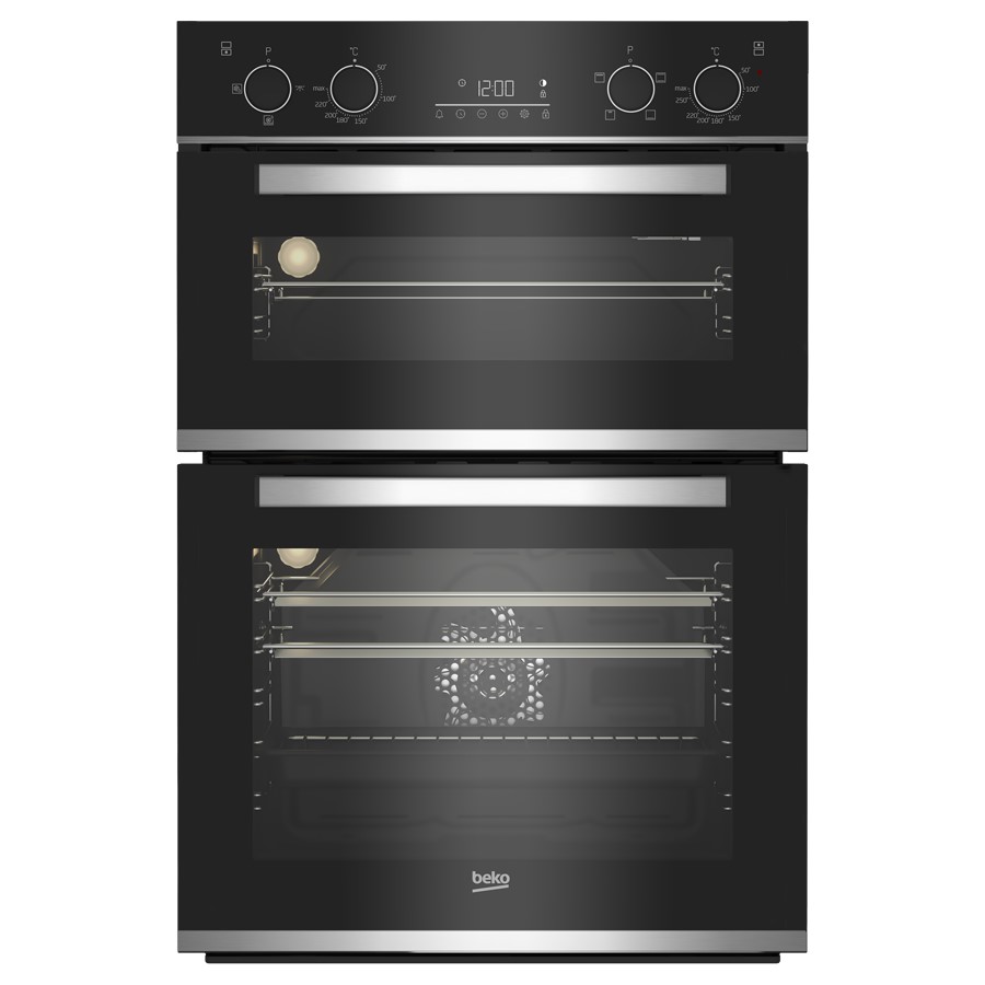 Beko Oven Electric Double Black+S/Steel Image