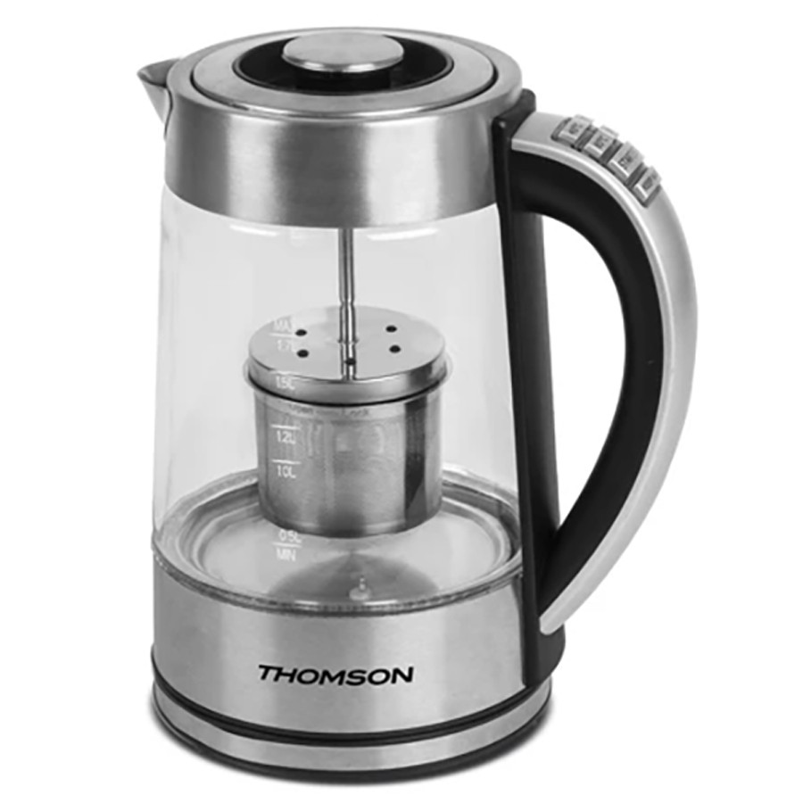 product image Thomson Glass Kettle Silver 