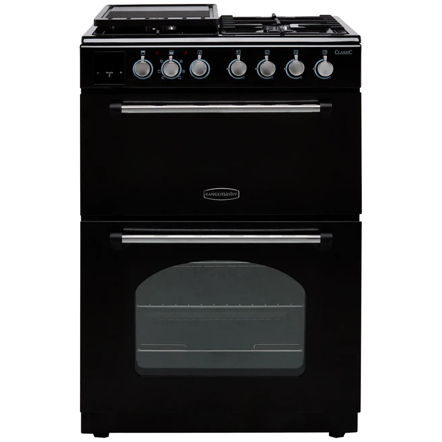 product image RangeM Class 60 Dual Fuel Black/Chrome H 90.0/92.5cm x W 60.0cm x D 60.0cm
