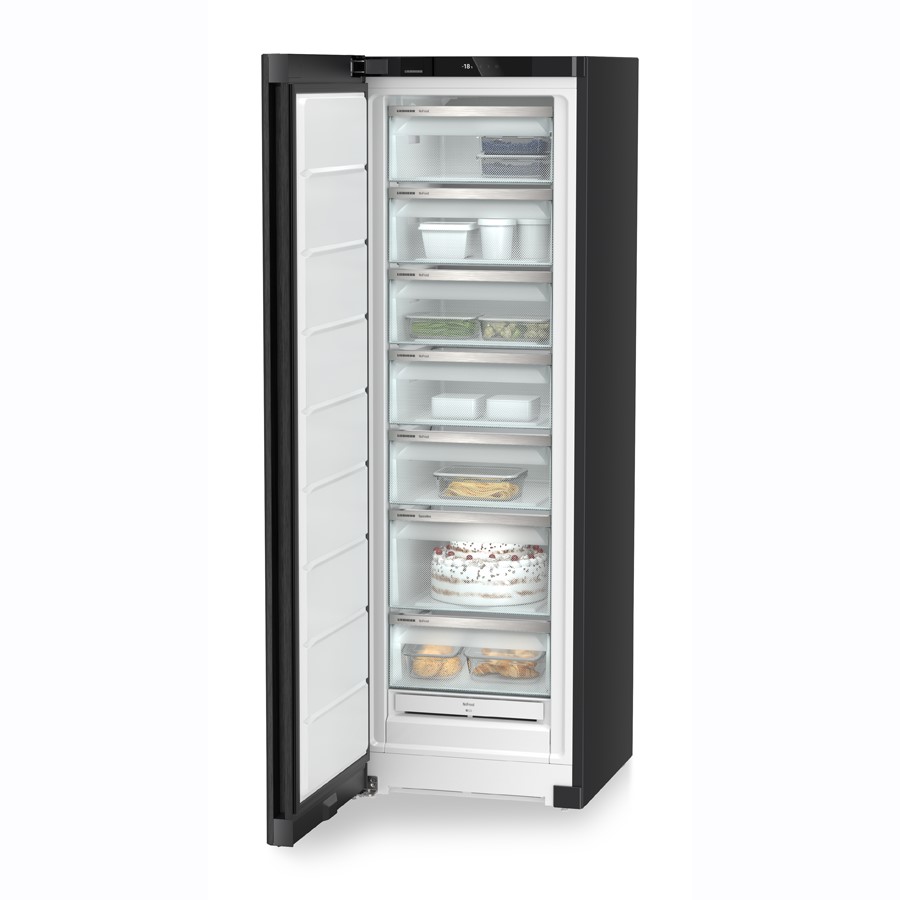 product image Liebherr Freezer No Frost Black 277 Litres 
H 185.5cm x W 59.7cm x D 67.5cm