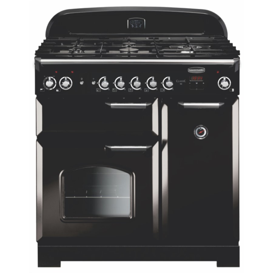 product image RangeM Class 90 DF Black Chrome H 90.5/93.0 cm x W 90.0 cm x D 60.8 cm