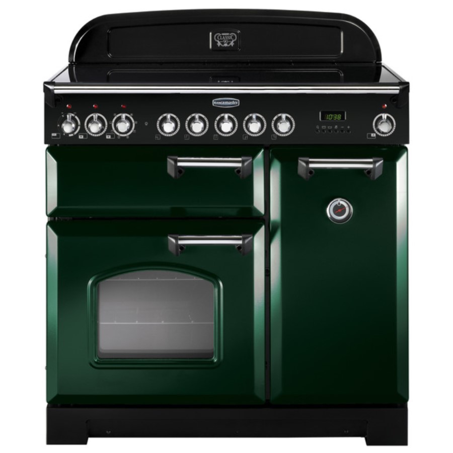 product image RangeM Class DL 90 CER. Green Chrome H 90.5/93.0 cm x W 90.0 cm x D 60.8 cm