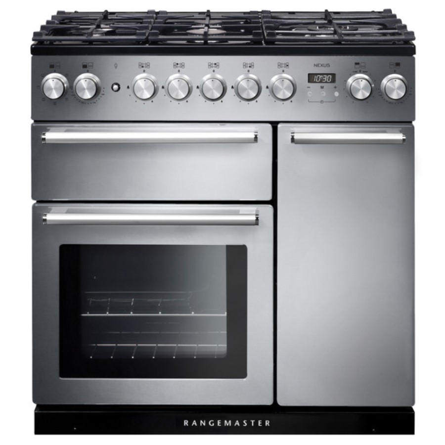 product image RangeM Nexus 90 DF St/Steel Chrome H 90.5 / 93.0 cm x W 90.0 cm x D 60.8 cm