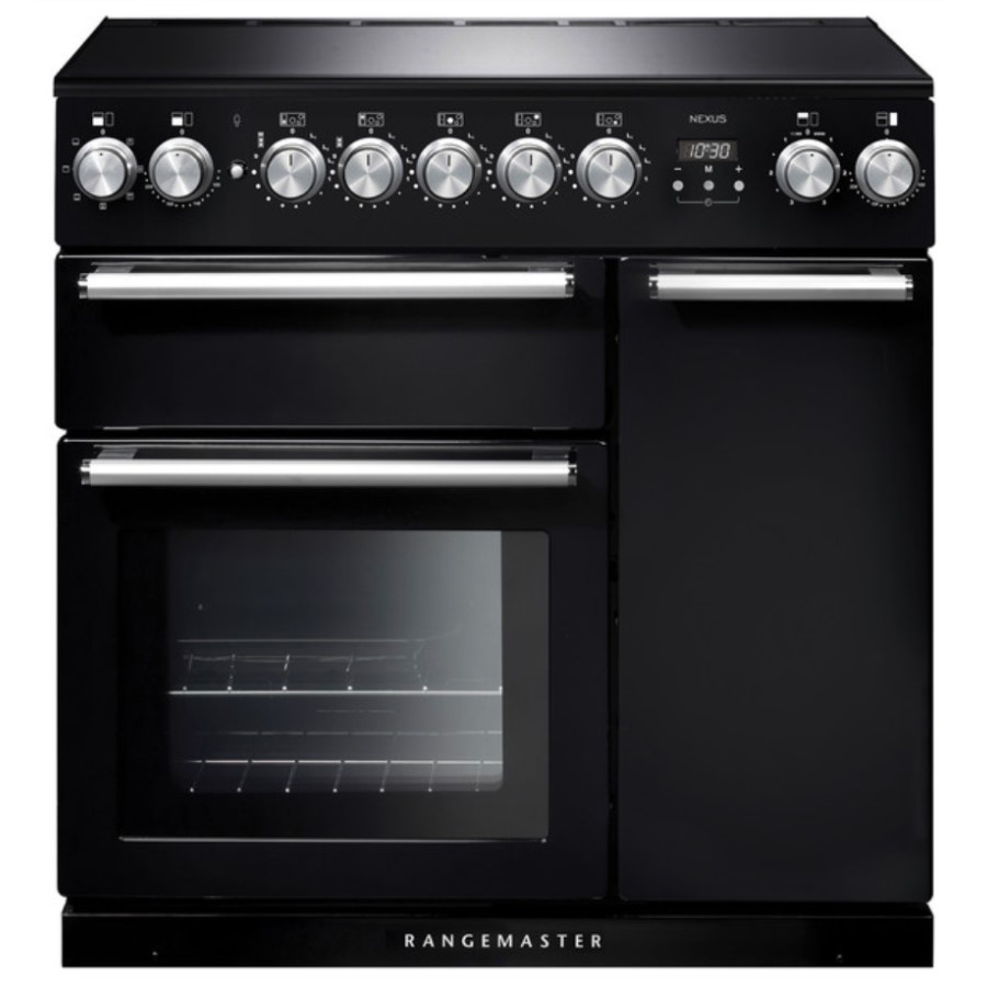 product image RangeM Nexus 90 IND. Black Chrome H 90.5 / 93.0 cm x W 90.0 cm x D 60.8 cm