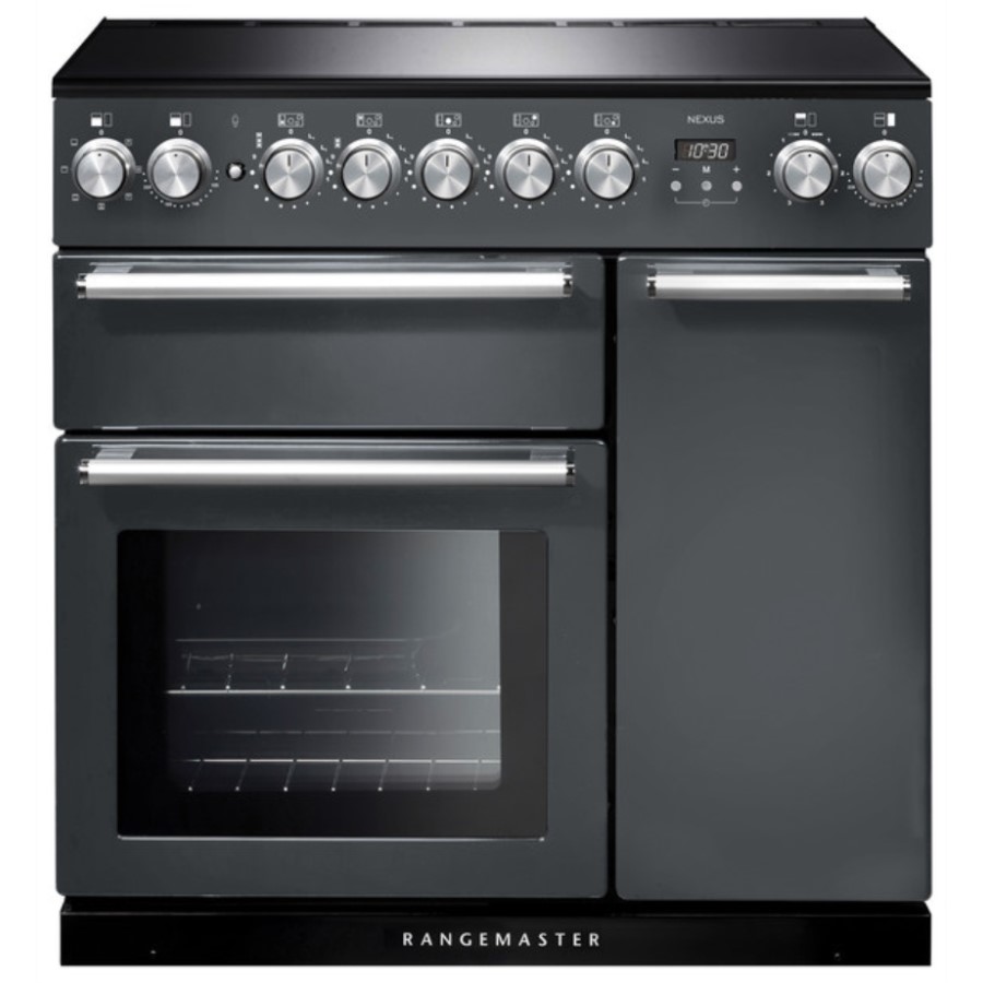 product image RangeM Nexus 90 IND. Slate Chrome H 90.5 / 93.0 cm x W 90.0 cm x D 60.8 cm