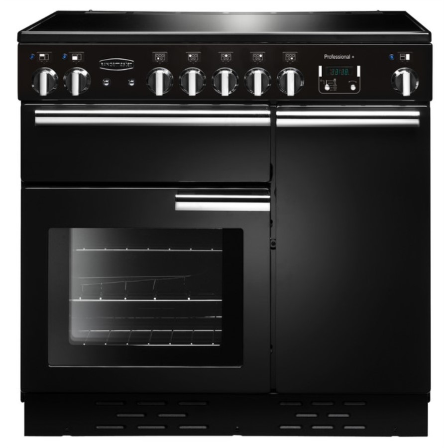 product image RangeM Professional Plus 90 CER. Black H 90.50 / 93.00 cm x W 90.00 cm x D 60.80 cm