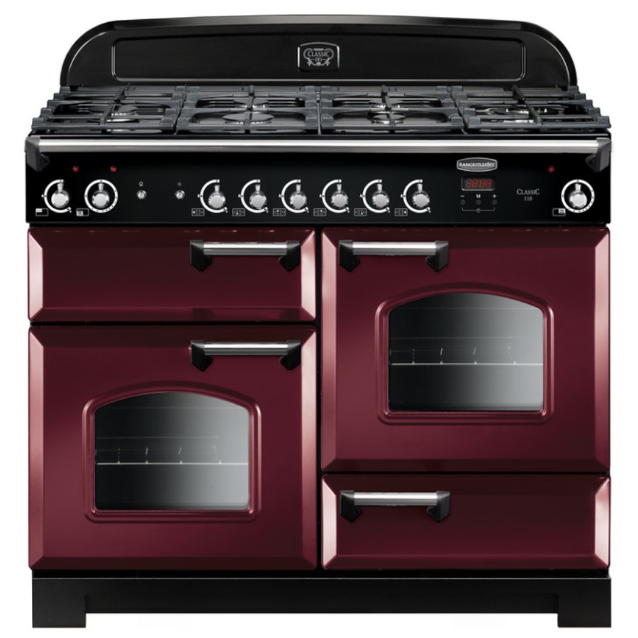 product image RangeM Class 110 NG Cranberry Chrome H 90.5/93.0 cm x W 109.2 cm x D 60.8 cm