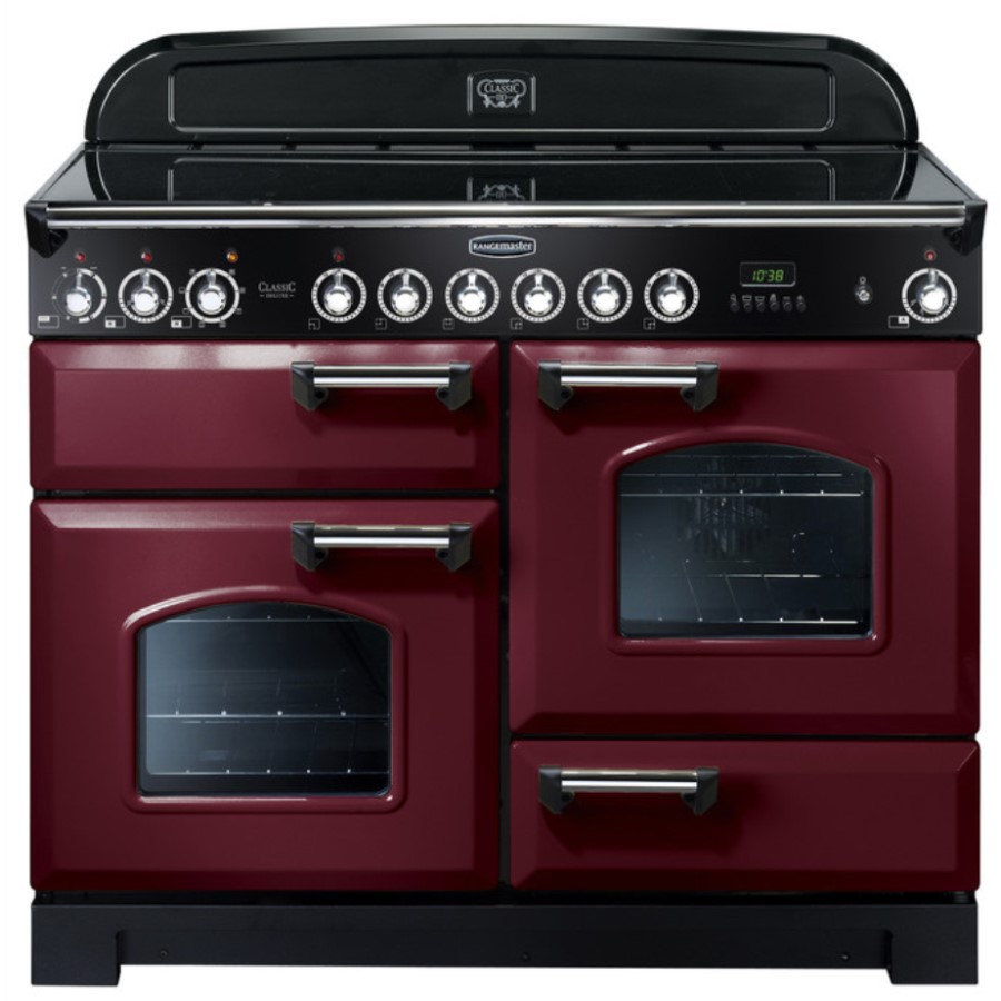 product image RangeM Class DL 110 CER. Cranberry Chrom H 90.5/93.0 cm x W 110.0 cm x D 60.8 cm