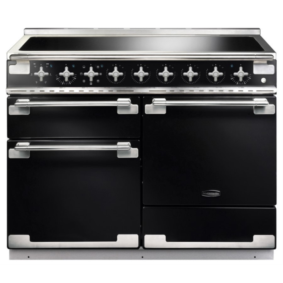 product image RangeM Elise 110 IND. Glosss Black H 91.0 / 93.5 cm x W 109.2 cm x D 59.8 cm