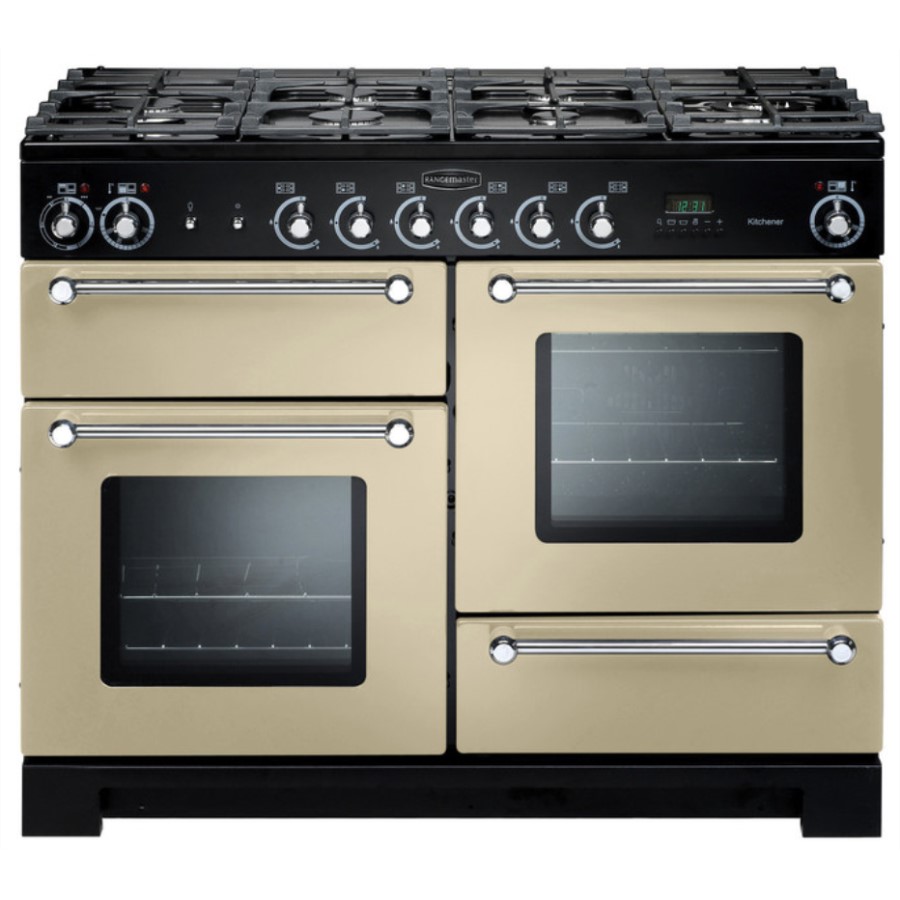 product image RangeM Kitchener 110 NG Cream Chrome H 90.5 / 93.0 cm x W 109.2 cm x D 60.4 cm