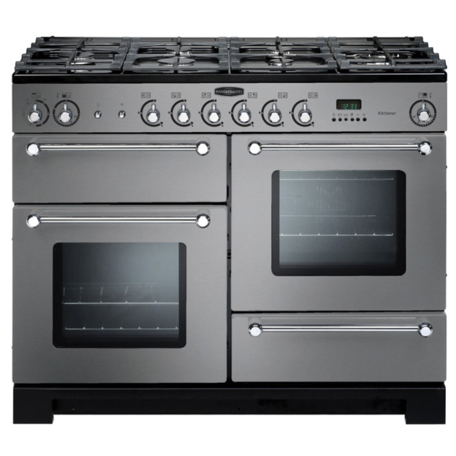 product image RangeM Kitchener 110 NG St/St Chrome H 90.5 / 93.0 cm x W 109.2 cm x D 60.4 cm