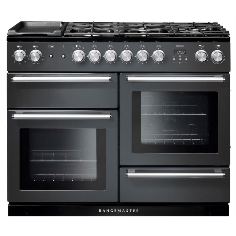 product image RangeM Nexus 110 DF Slate Chrome H 90.5 / 93.0 cm x W 109.2 cm x D 60.8 cm