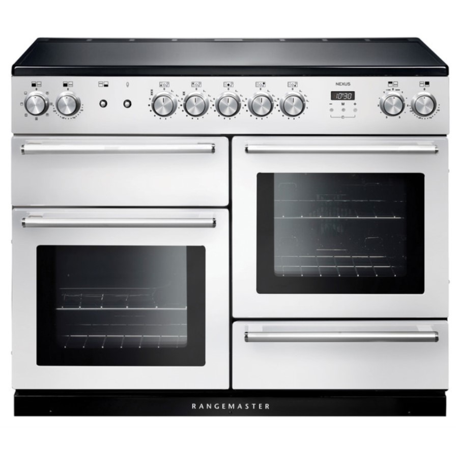 product image RangeM Nexus 110 IND. White Chrome H 90.5 / 93.0 cm x W 110.0 cm x D 60.8 cm