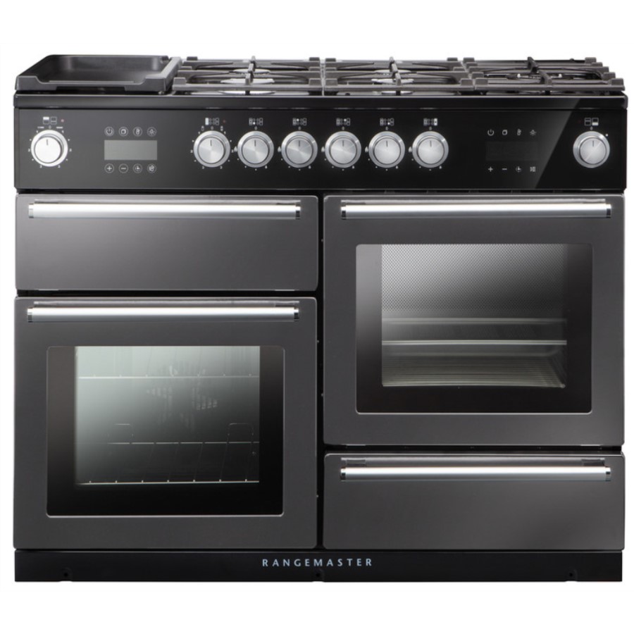 product image RangeM Nexus Steam Oven 110 DF Slate H 90.5 / 93.0 cm x W 109.2 cm x D 60.4 cm