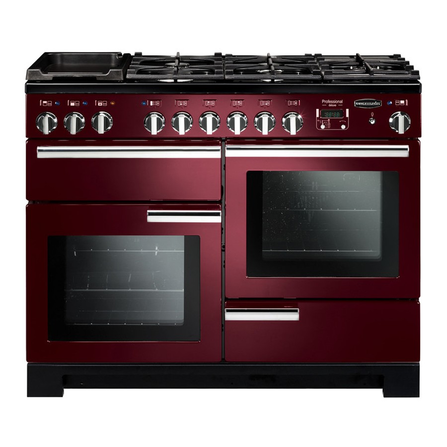 product image RangeM Professional DL 110 DF Cranberry H 90.5/93.0cm x D 60.4cm x W 109.2cm