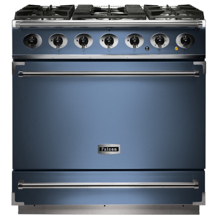 product image Falcon 900S DF China Blue Nickel EU 8744 H 91.2 / 93.7 cm x W 90.0 cm x D 60.0 cm