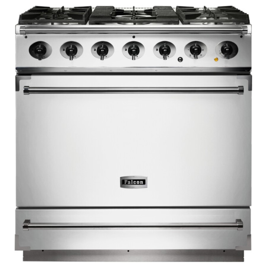 product image Falcon 900S DF White Nickel EU 87480 H 91.2 / 93.7 cm x W 90.0 cm x D 60.0 cm