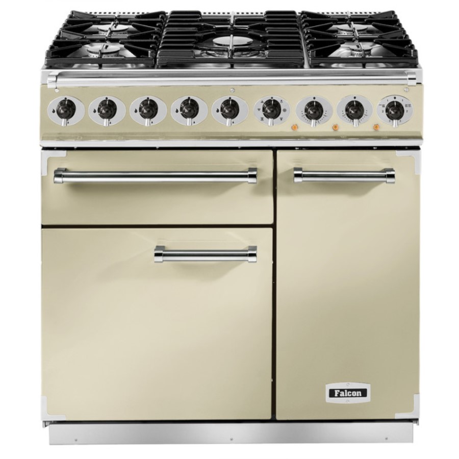 product image Falcon 900 DX DF Cream Chrome EU 79220 H 91.20 / 93.70 cm x W 90.00 cm x D 60.00 cm